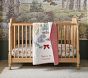 Disney's Winnie the Pooh Holiday Organic Crib Fitted Sheet