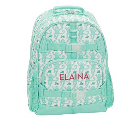 Mackenzie Roller Rabbit Aqua Monkey Backpacks | Pottery Barn  display picture 1