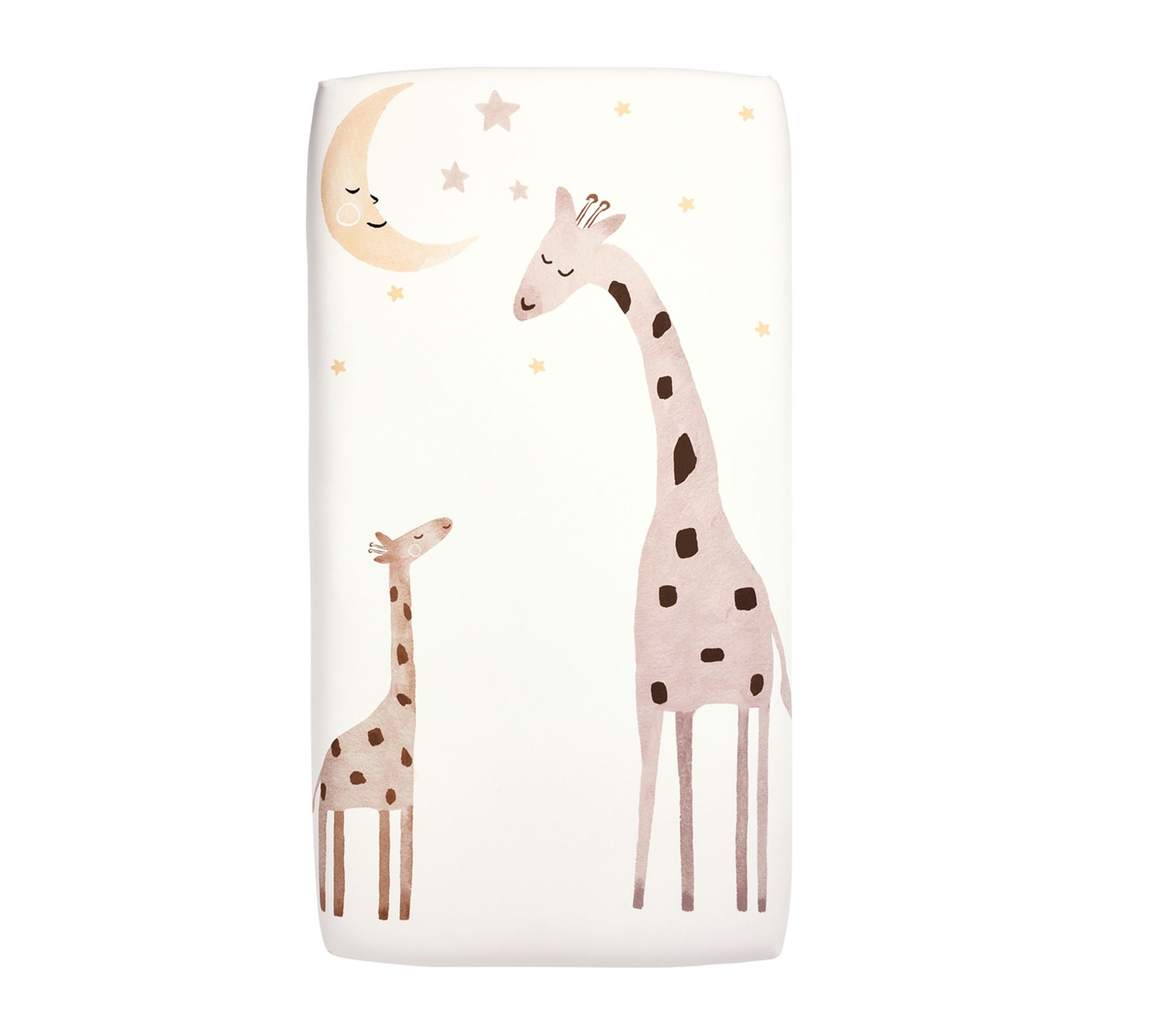 Goldie Giraffe Organic Crib Sheet | Pottery Barn Kids