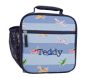 Chambray Stripe Airplanes Glow-In-The-Dark Mackenzie Lunch Box
