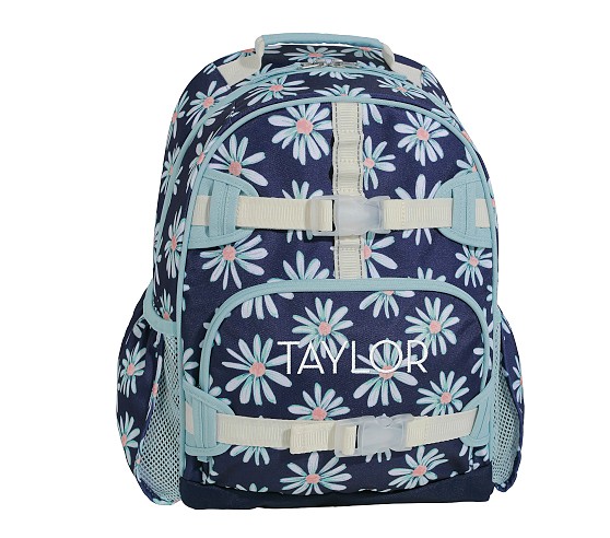 Hill House Home Blue Floral Mackenzie Backpack | Pottery Barn Kids