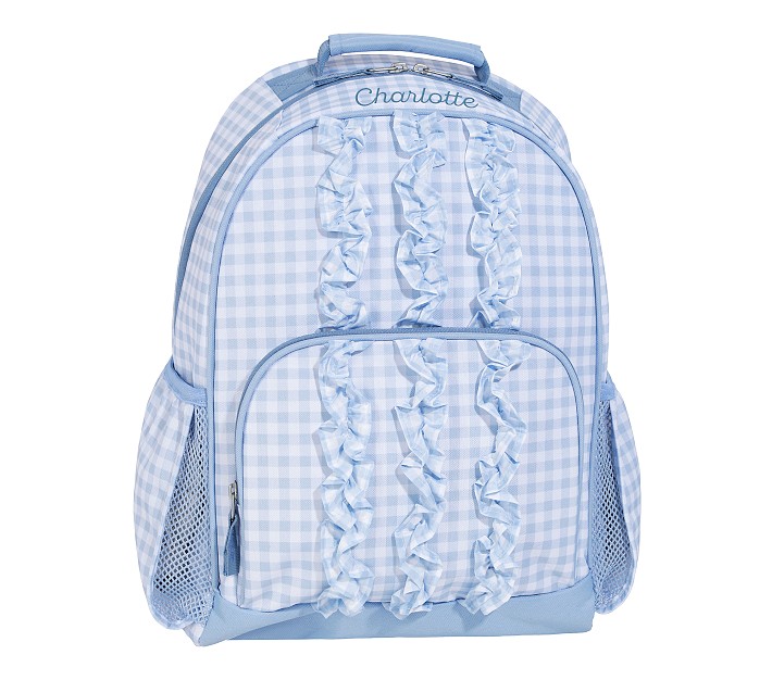 chateau gingham print mini backpack Playful style meets everyday function in our best Ruffle Gingham Pink Mackenzie Backpack