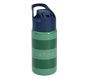 Green Stripe Mackenzie Water Bottle