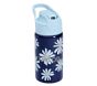 Navy Daisies Mackenzie Water Bottle