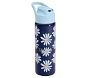 Navy Daisies Mackenzie Water Bottle