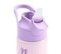 Lavender Stripe Bow Mackenzie Water Bottle