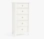 Open Box: Ava Regency Slim Dresser (24") - Simply White, Brass
