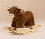 Open Box: Highland Cow Critter Plush Nursery Rocker