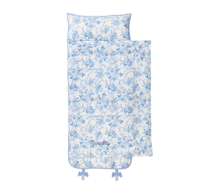 LoveShackFancy Damask Bow Mackenzie Nap Mat | Pottery Barn Kids