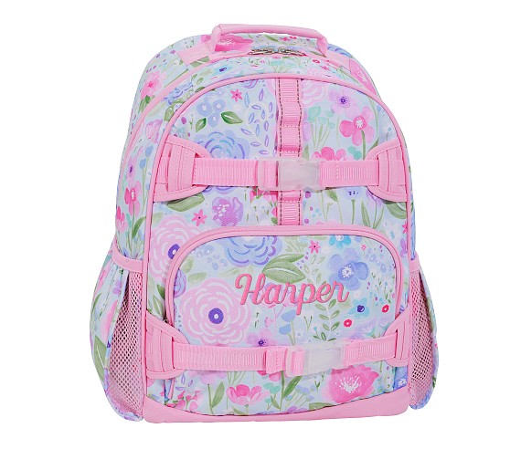 Hill House Home Floral Stripe Mackenzie Backpack | Pottery Barn Kids