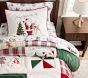 Classic Santa Quilt Bedding Set