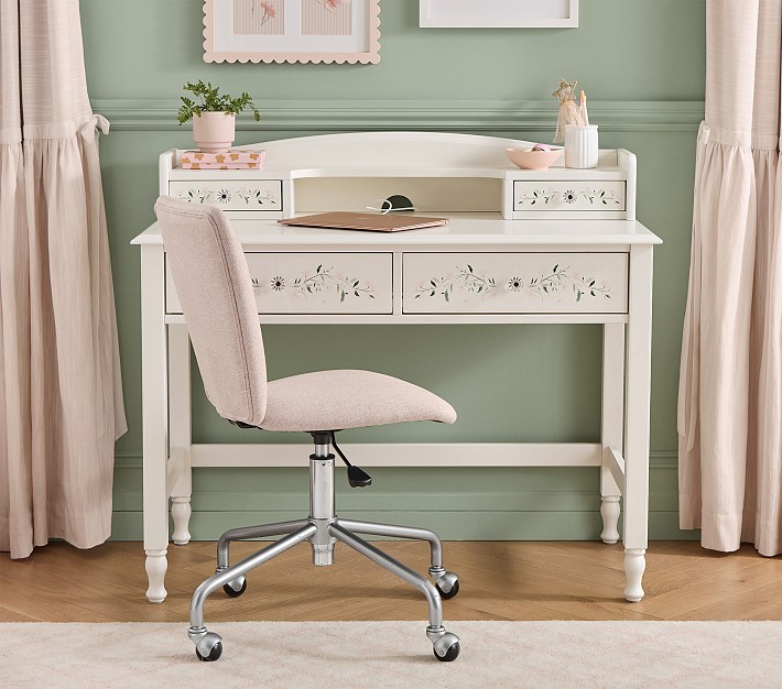 ⚠*︎様 【7/27まで】Pottery Barn Kids デスク（グレー） Morgan Storage Kids Desk & Hutch | Pottery Barn Kids