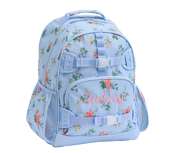 Hill House Home Blue Floral Mackenzie Backpack Bundle, Set of 3