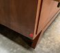Open Box: Lennox 6-Drawer Dresser (56"W x 19"D) - Dark Walnut, Black/Gold