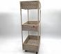 Open Box: Quinn Rolling Cart - Whitewash