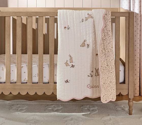 Goldie Giraffe Baby Quilt | Pottery Barn Kids