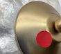 Open Box: Capiz Semi Flush Mount (12") - White, Summer Gold