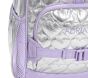 Mackenzie Silver Metallic Hearts Backpacks