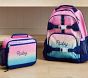 Rainbow Ombre Sparkle Glitter Mackenzie Backpack &amp; Lunch Bundle, Set Of 3