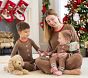 Gingerbread Bamboo Viscose Tight Fit Kid Pajama Set