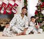 Holly Jolly Santa Adult Flannel Pajama Set