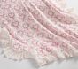LoveShackFancy Floral Heart Oversized Organic Muslin Baby Blanket