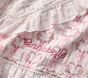 LoveShackFancy Floral Heart Oversized Organic Muslin Baby Blanket