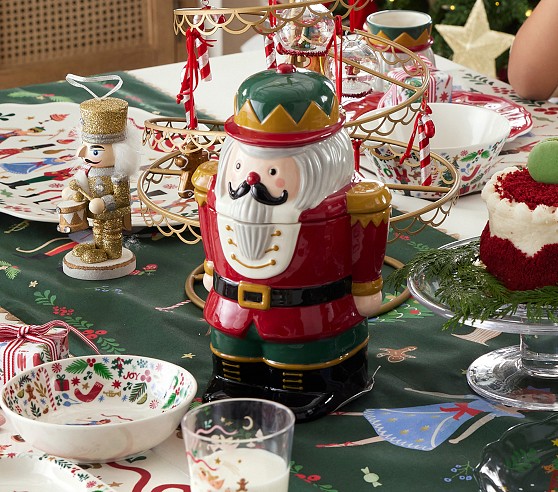 Rifle Paper Co. Nutcracker Cookie Jar | Pottery Barn Kids