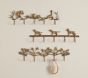 Cast Metal Brass Hook Racks (24")