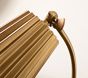 Chris Loves Julia Pleated Task Lamp (17")