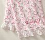 LoveShackFancy Floral Heart Oversized Organic Muslin Baby Blanket