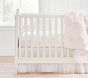 Monique Lhuillier Ivory Tulle Tiny Dot Crib Skirt