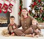 Gingerbread Bamboo Viscose Tight Fit Kid Pajama Set