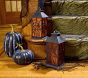 Spiderweb Light-Up Lanterns, Set of 2