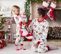 Heritage Santa Adult Organic Cotton Pajama Set