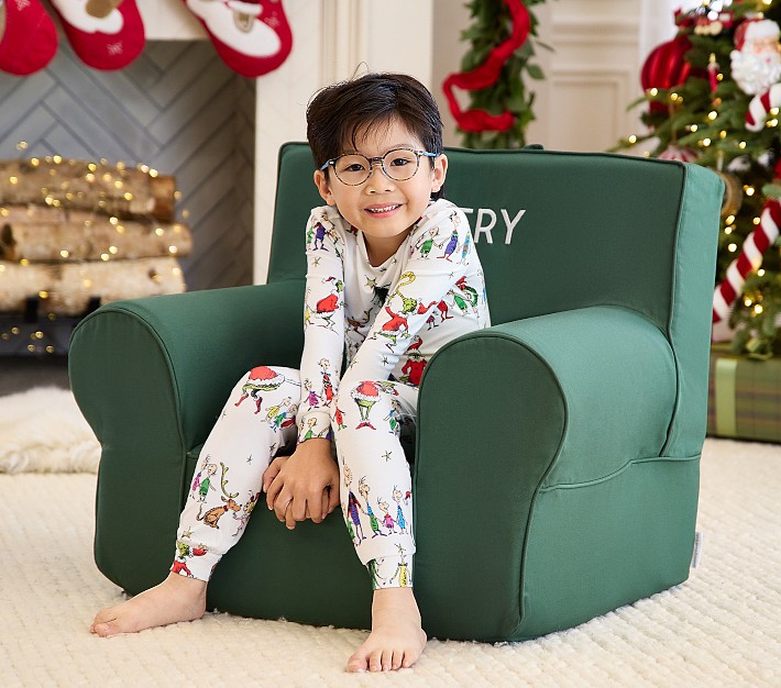 baby grinch grinch zip up pajamas
