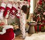 Holly Jolly Santa Bamboo Viscose Tight Fit Kid Pajama Set
