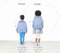 Blue Brushstroke Dot Mackenzie Backpack
