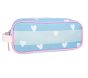 Blue Stripe Heart Mackenzie Pencil Case