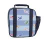 Chambray Stripe Airplanes Glow-In-The-Dark Mackenzie Lunch Box