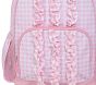 Ruffle Gingham Pink Mackenzie Backpack