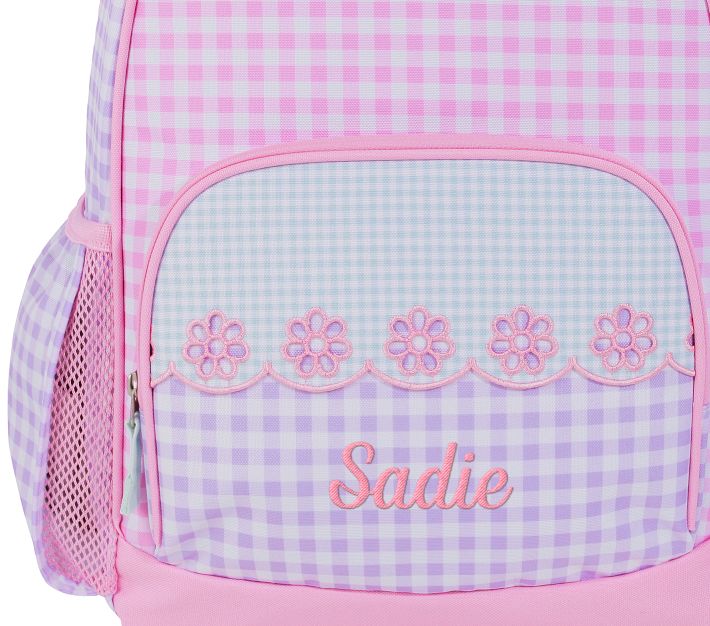 chateau gingham print mini backpack Playful style meets everyday function in our best Ruffle Gingham Pink Mackenzie Backpack