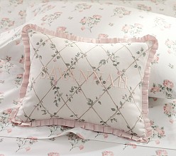 Bria Hammel Climbing Rose Personalized Pillow