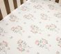 Bria Hammel Rose Organic Crib Fitted Sheet