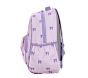 Lavender Ticking Stripe Bow Pocket Mackenzie Backpack Bundle, Set of 3