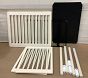 Open Box: Babyletto Gelato Convertible 4-in-1 Mini Crib - Washed Natural/White