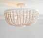 Open Box: Naturalist Flush Mount (18") - White