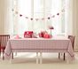Open Box: Valentine's Ticking Stripe Tablecloth - Red
