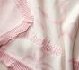 Bow Organic Knit Baby Blanket