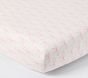 Bows Bamboo Viscose Crib Fitted Sheet